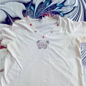 Women’s tee shirts one white one yellow